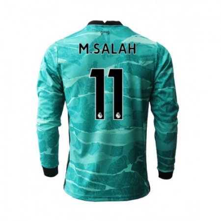 Billiga Fotbollströjor Liverpool M.Salah 11 Borta tröja 2020/21 Långärmad